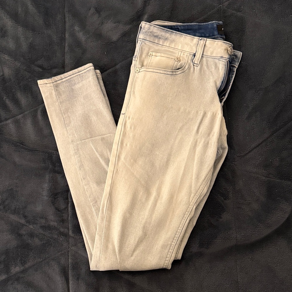 PacSun Denim Blue Stacked Skinny Jeans